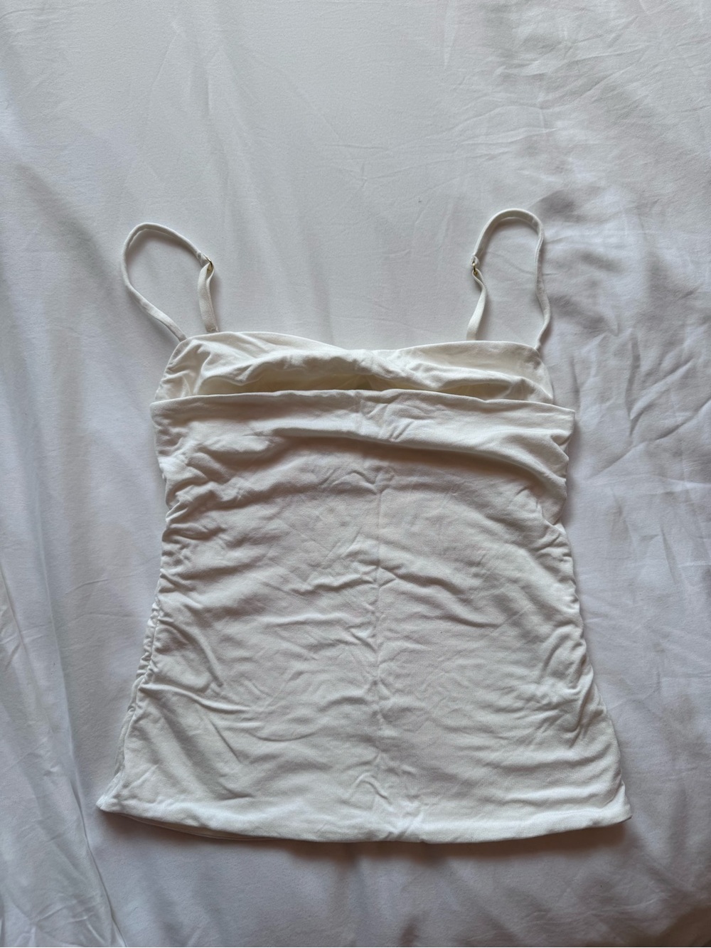Oh Polly White Spaghetti Strap Cami